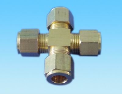 BC-cross Brass Connector